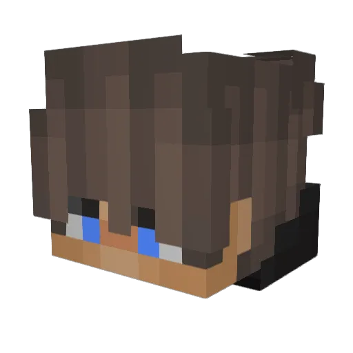 JuanchoLucas Minecraft avatar head, 3D render