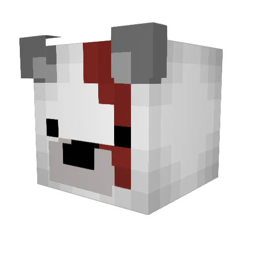 Juanchoo108 Minecraft avatar head, 3D render