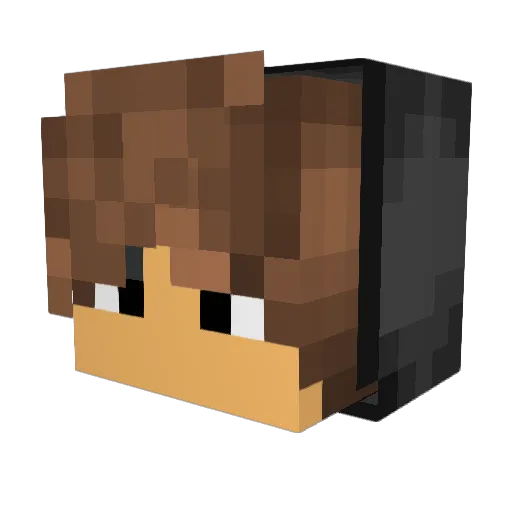 JuancraftGamer Minecraft avatar head, 3D render