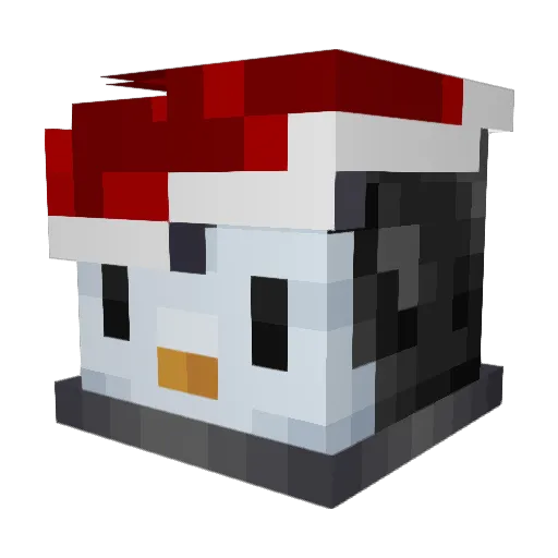 Juancru31 Minecraft avatar head, 3D render