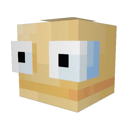 Juandaot08 Minecraft avatar head, 3D render