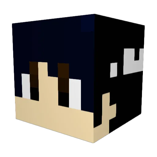 Juandi08 Minecraft avatar head, 3D render