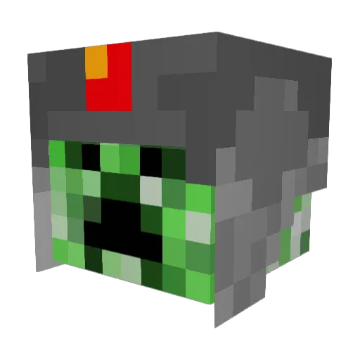 Juandi987 Minecraft avatar head, 3D render
