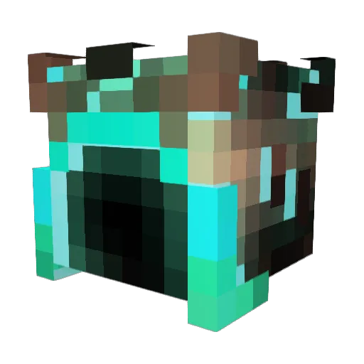 Juanfmacias Minecraft avatar head, 3D render