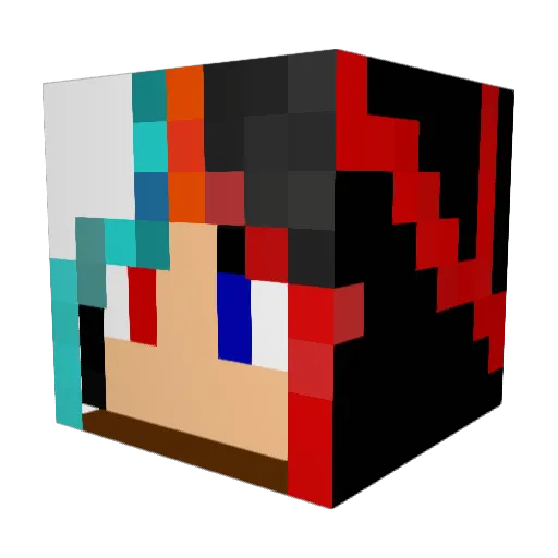 Juangp07 Minecraft avatar head, 3D render