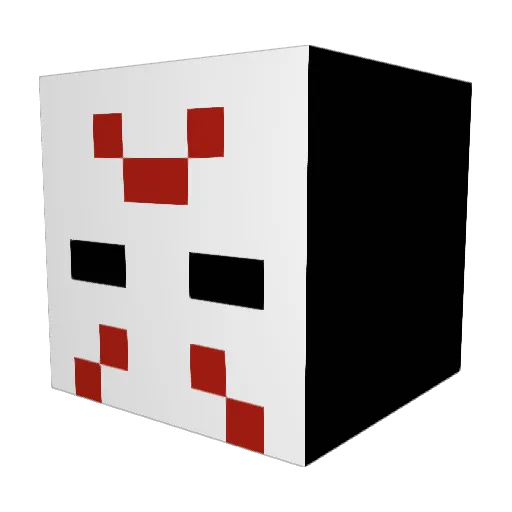 JuanitoLauro Minecraft avatar head, 3D render