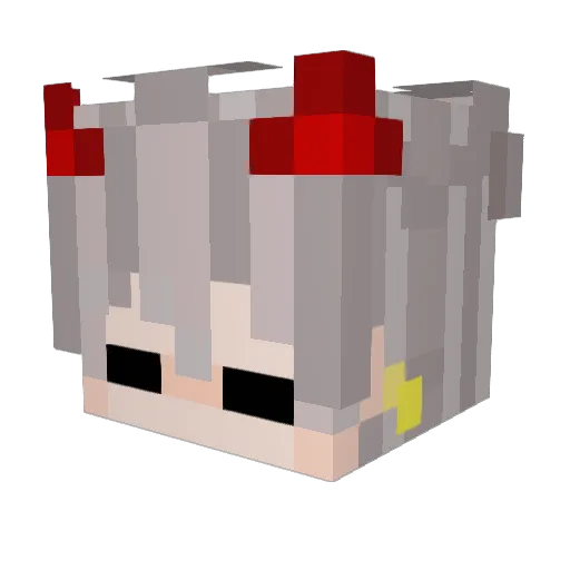 Juankar758 Minecraft avatar head, 3D render