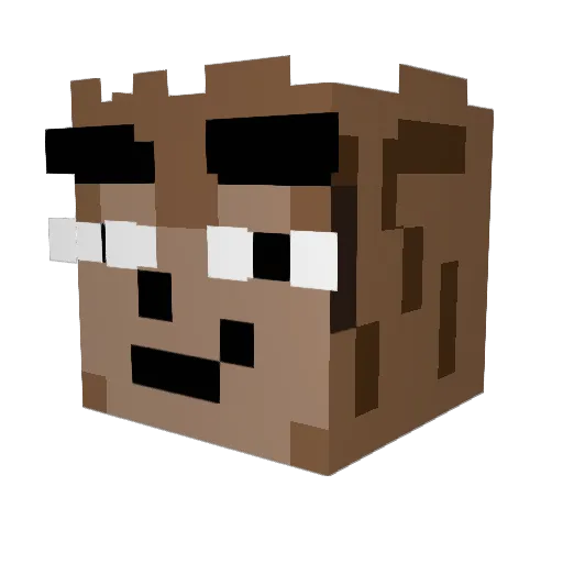 Juankis37275 Minecraft avatar head, 3D render