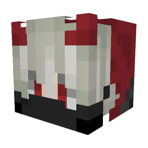 Juanmari Minecraft avatar head, 3D render