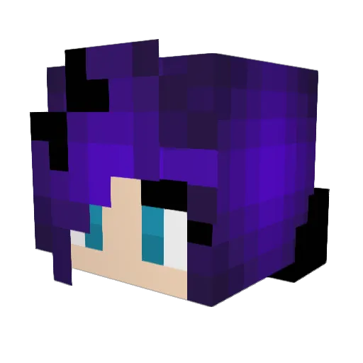 Juanmm4592 Minecraft avatar head, 3D render
