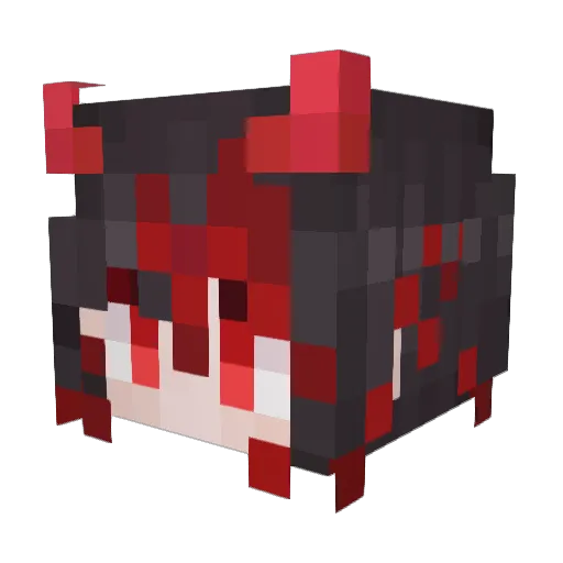 Juanpiru Minecraft avatar head, 3D render