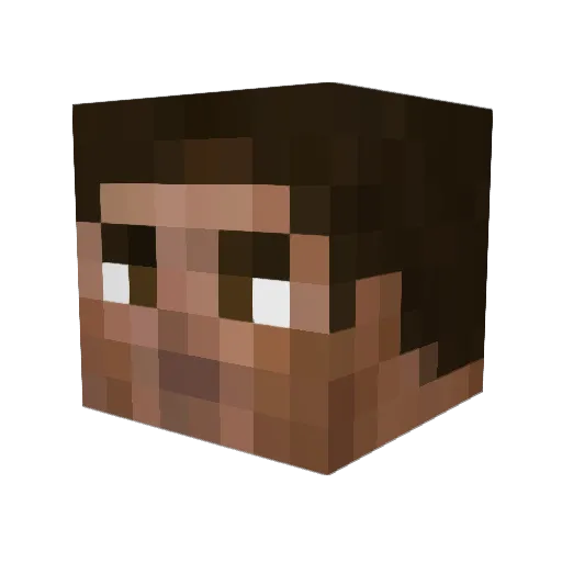 Juansolo_23 Minecraft avatar head, 3D render