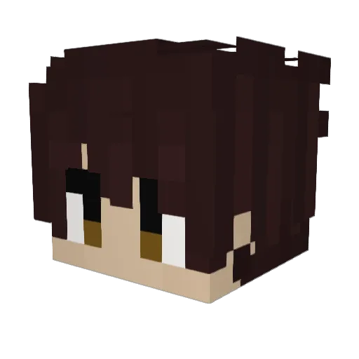 Juaxel564 Minecraft avatar head, 3D render