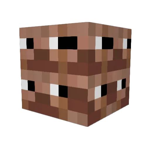 Jub1l3u Minecraft avatar head, 3D render