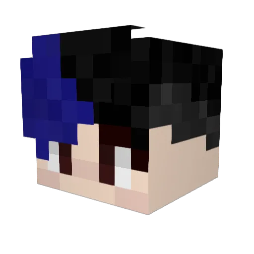 JubaGaymer Minecraft avatar head, 3D render