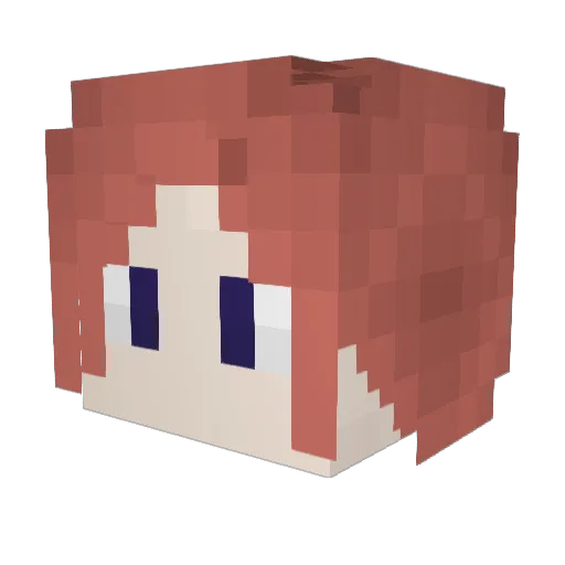 Jubei_Kakei Minecraft avatar head, 3D render