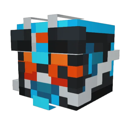 Jucace5 Minecraft avatar head, 3D render
