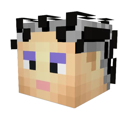 Juckreiz06 Minecraft avatar head, 3D render