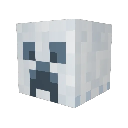 JucyClintn Minecraft avatar head, 3D render