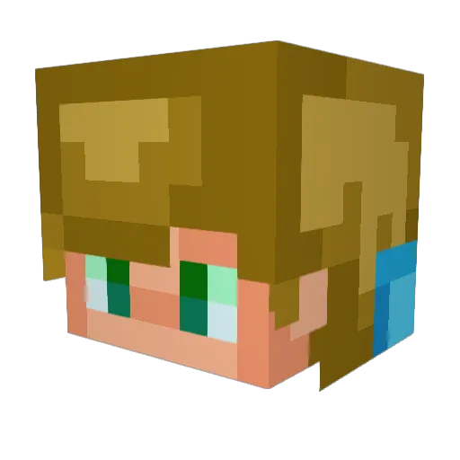 Judah2024 Minecraft avatar head, 3D render