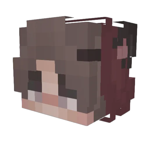 JudahM Minecraft avatar head, 3D render