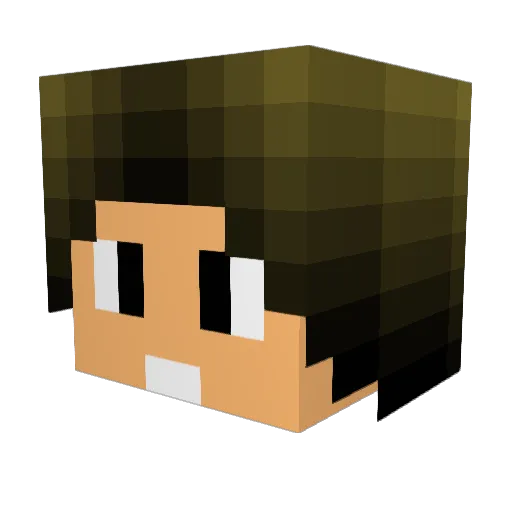 JudaherlavGamer Minecraft avatar head, 3D render