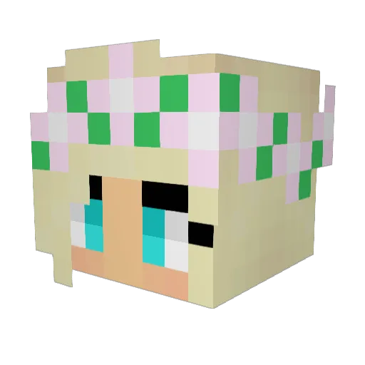 Juddis1 Minecraft avatar head, 3D render