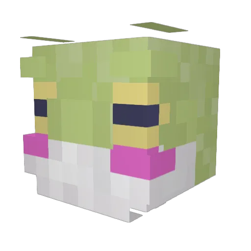Jude1259 Minecraft avatar head, 3D render