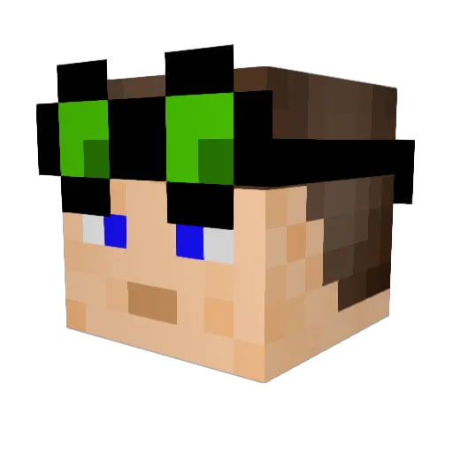 Jude_Hilt Minecraft avatar head, 3D render