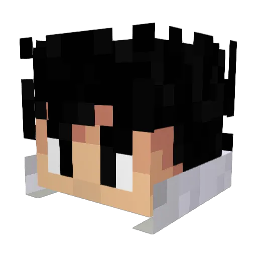 Judeinator69 Minecraft avatar head, 3D render