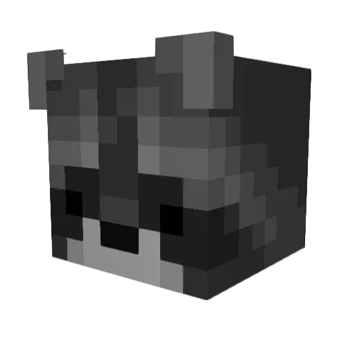 Juderton Minecraft avatar head, 3D render