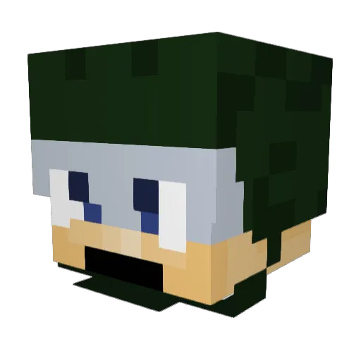 JudgJudyy Minecraft avatar head, 3D render