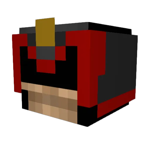 JudgeDutch Minecraft avatar head, 3D render