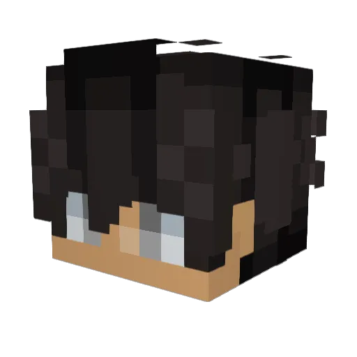 JudgeZach Minecraft avatar head, 3D render