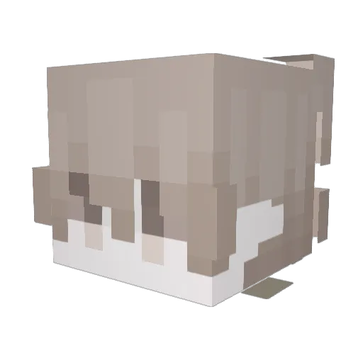 Judgement67 Minecraft avatar head, 3D render