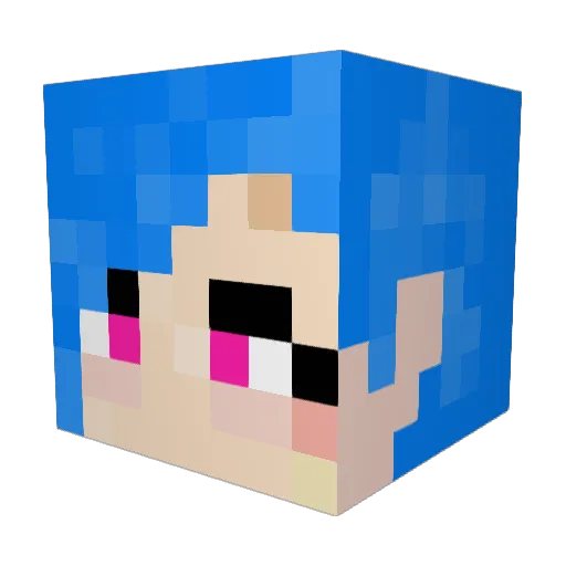 Judgeyrocks Minecraft avatar head, 3D render