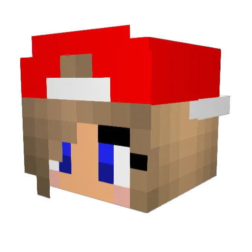 Judith_xx Minecraft avatar head, 3D render