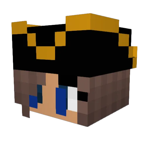 JudyBGreen Minecraft avatar head, 3D render