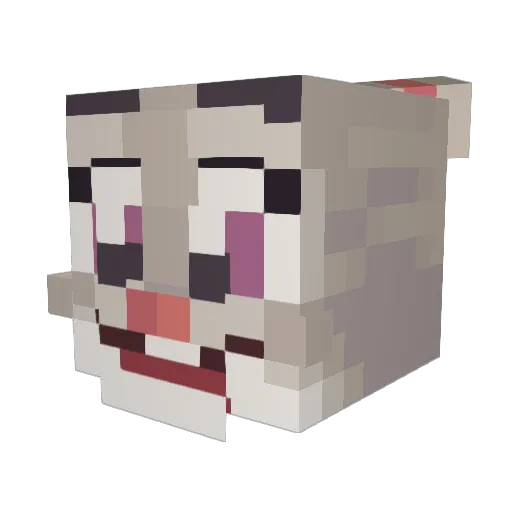 JudyHoppss Minecraft avatar head, 3D render