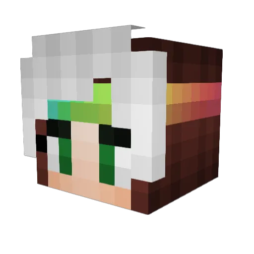 JudyMarie258 Minecraft avatar head, 3D render