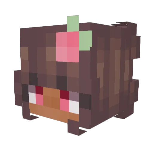 Judy_Booty Minecraft avatar head, 3D render
