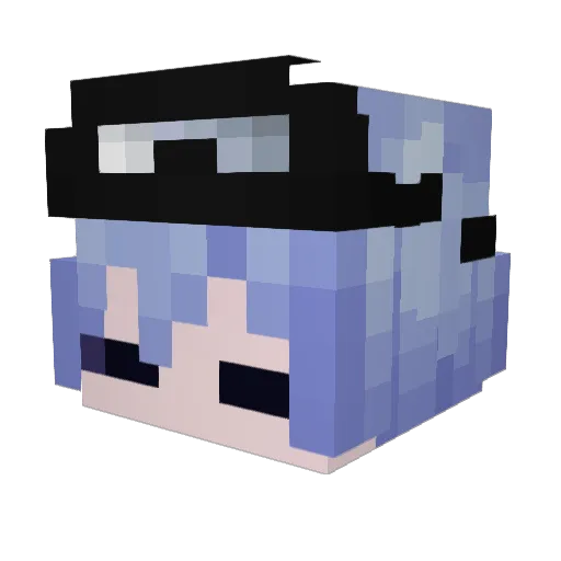 JueHan_ Minecraft avatar head, 3D render