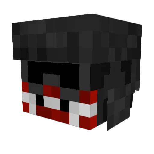 JugP4nda Minecraft avatar head, 3D render
