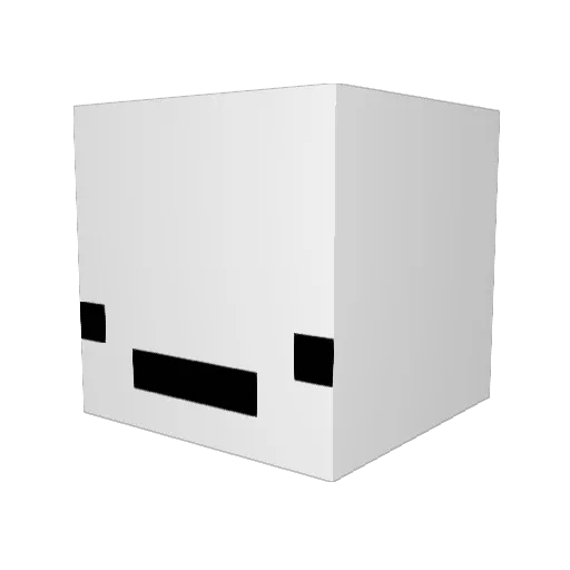 JugaDoor Minecraft avatar head, 3D render