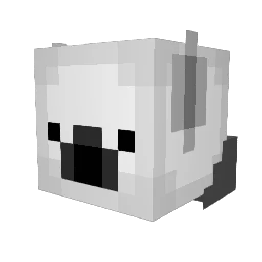 JugedAlpaca96 Minecraft avatar head, 3D render
