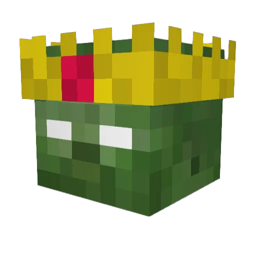 JuggerCommando Minecraft avatar head, 3D render