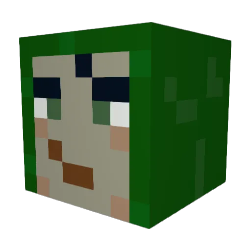 Jugi1995 Minecraft avatar head, 3D render