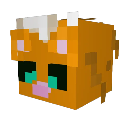 Jugu19397 Minecraft avatar head, 3D render