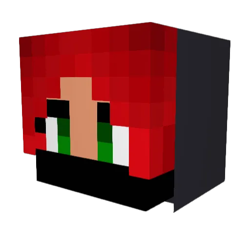 JuhPeres Minecraft avatar head, 3D render