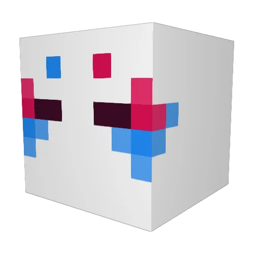 Juh_KSH Minecraft avatar head, 3D render